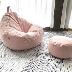 Memory Foam Bean-less Bag Comfort Beanbag Chair Foldable Lazy Sofa Chair Rest Nap Comfort Beanbag