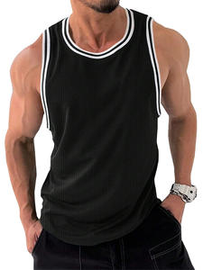 Men Custom Logo Singlets Blank Gym Fitness Workout Muscle Stringer Bodybuilding <strong>Wife</strong> <strong>Beater</strong> Men Tank Top - Product Image 3