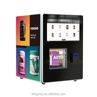 Mesin Penjual Protein Shake Otomatis Penuh GS801 dengan Layar Sentuh, Pembayaran Kartu, dan Manajemen Berbasis Cloud