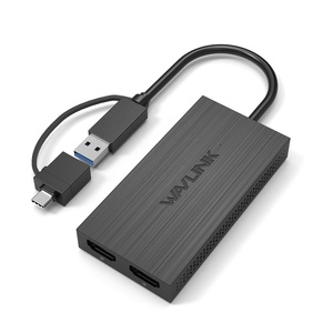 Nuovo Arrivo Wavlink UG7602HC Adattatore <span class=keywords><strong>USB</strong></span> A <span class=keywords><strong>USB</strong></span> C per Modalità Mirroring/Estensione, Splitter per Doppio Display, da <span class=keywords><strong>USB</strong></span> a HD - Product Image 2