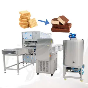 ORME Automatic Large 40 cm Chocolate Cookie Coat Enrobe Machine Ice Cream Bar Dip in Chocolate Coating