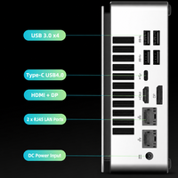 Mini PC de bureau Hasee Zhanshen Mini R78S, directement de l'usine, AMD Ryzen 7 8745HS, 16 Go DDR5, 512 Go SSD, WiFi, Windows 11, en stock, neuf.