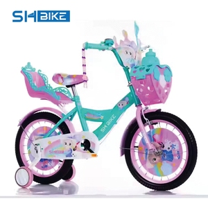 Hermosa <span class=keywords><strong>Bicicleta</strong></span> Infantil de Princesa para Niñas de 12 14 16 18 <span class=keywords><strong>20</strong></span> Pulgadas con Ruedas de Entrenamiento y Campana Adorable - Product Image 1