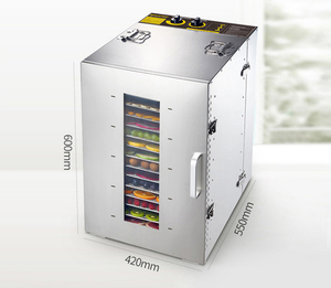 16 khay Nhỏ Thương Mại Quy Mô Nhỏ Dứa Cà Chua Khoai Tây Xoài Trái Cây Rau Thực Phẩm Điện Dehydrator - Product Image 4