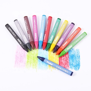 Crayons Bébé 12 Couleurs En Forme De Cacahuète - Non Toxiques, Lavables - Dès 1 An - 5
