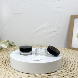 โหลแก้วสีดำเข้มพร้อมฝาปิด CR ภาชนะทรงกลมสำหรับเด็ก - Product Image 3