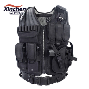 سترة تكتيكية احترافية للرجال ، معدات حراسة أمنية مخصصة ، مواد من النايلون والكمبيوتر لألعاب القتال CS - Product Image 1