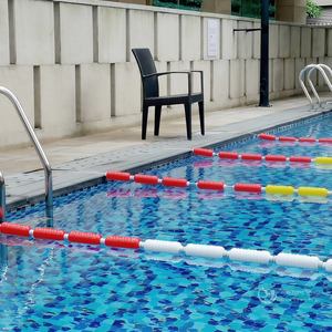 Sistema de Boyas Flotantes Antivuelco para Piscinas Olímpicas de Competición, Cuerdas Delimitadoras de Carriles y Divisores de <span class=keywords><strong>Piscina</strong></span> - Product Image 4