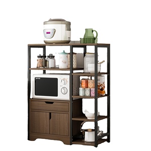 Multipurpose Kitchen Storage Holders Metal Wood Microwave Oven Shelf Stand Kitchen Kitchen Storage Shelf