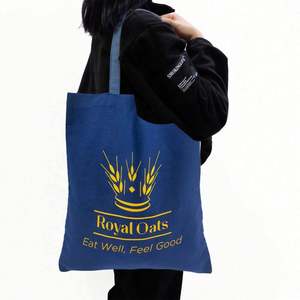 Bolsa de Tela de Algodón Crudo Orgánico, Bolsa de Compras Personalizada - Product Image 4