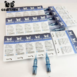 Kartrid Jarum NanoTattoo Sekali Pakai Profesional Gewinner, Bentuk Lancip Panjang, Diameter 0.35mm, Steril dan Aman untuk Seni Tubuh - Product Image 4