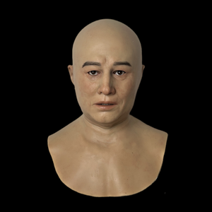 <span class=keywords><strong>Masque</strong></span> de tête en silicone pour homme, à haute dégaine, réutilisable, souple et extensible, pour films, séries TV, Halloween et cosplay - Product Image 1