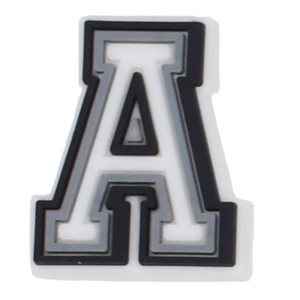 <span class=keywords><strong>Xiami</strong></span> negro blanco agujero PVC Zueco encanto zapato accesorios alfabeto inglés modelo desmontable DIY hebilla decoración Simple - Product Image 6