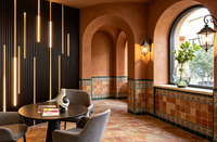Panel de Pared Floral Moderno de WPC con Iluminación para Uso Comercial en Baños y Almacenes