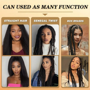 Ingrosso 26 pollici per Ombre sintetico EZ intrecciare le estensioni dei <span class=keywords><strong>capelli</strong></span> Pre-allungate singola trama francese per donne <span class=keywords><strong>africane</strong></span> acconciature - Product Image 6
