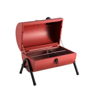 Portable Outdoor Barbecue Grill Household Indoor Charcoal Full Set Of Tools Small Outdoor Kebab Thickened Carbon Grill