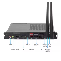 Mini PC OPS haute performance Intel 12e 13e génération Core I5 I7 DDR4 M.2 SSD Système Windows pour écran plat interactif