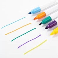 Ensemble de marqueurs de golf en plastique coloré, marqueurs de balle de golf uniques personnalisés avec crochets porte-clés, encre de marqueur permanent