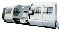Machine à tourner CNC CK61100B pour la construction de cylindres hydrauliques de pipeline pétrolier, l'industrie des machines de construction