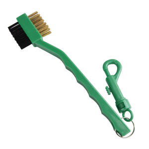 Brosse de nettoyage de <span class=keywords><strong>golf</strong></span> à long manche en nylon extra ferme personnalisée, brosse en plastique de <span class=keywords><strong>golf</strong></span> sans logo, approvisionnement d'usine - Product Image 2