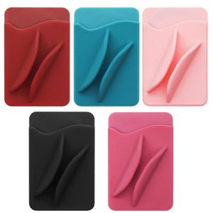 X418-1 Soporte Portátil Multifuncional 2 en 1 de Silicona para Tarjetas de Crédito y Bálsamo Labial con Ventosa para Montaje - Product Image 2