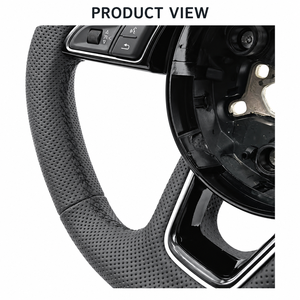 Volant en cuir B9 pour Audi A4, vente en gros, remplacement personnalisé de volant pour ateliers automobiles et commandes de concessionnaires - Product Image 4