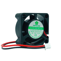 25x25x10mm Gleichstrom lüfter 12 Volt Gleichstrom Bürstenloser Lüfter 2510 5V 12 V Kunststoff blatt Kugellager Hohe Drehzahl Geräuscharmer Axial-Gleichstrom lüfter