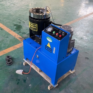 Automatic Aluminium for Pipe <strong>Ends</strong> <strong>with</strong> Automatic Loadi Round Machine Die Tube <strong>End</strong> Forming - Product Image 5