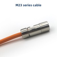 Connecteur étanche en métal M23, câble d'alimentation pour servomoteur S120, 6/8 conducteurs, terminal 0LU00, usage industriel