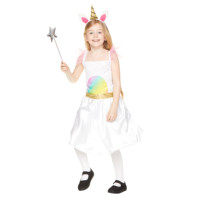 ODM vente entière filles licorne princesse Tutu robe arc-en-ciel fleur fête d'anniversaire Costume pour famille Costume licorne Cosplay pour enfants