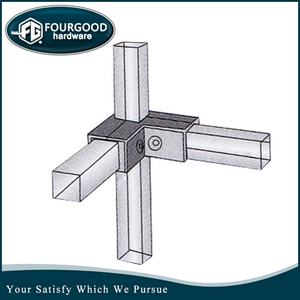 Conector <span class=keywords><strong>de</strong></span> tubo cuadrado <span class=keywords><strong>de</strong></span> salida <span class=keywords><strong>de</strong></span> fábrica, 90 grados - Product Image 2