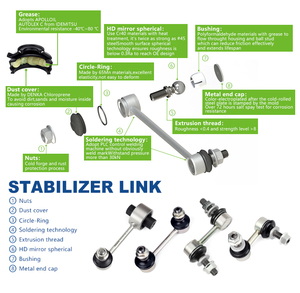 Piezas de suspensión de enlace estabilizador delantero TOMOI, piezas de automóvil para <span class=keywords><strong>MAZDA</strong></span> 2 DEMIO y GEELY MONJARO, 1 unidad, 1 unidad - Product Image 4