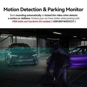 กล้องวิดีโอ Dvr ในรถยนต์ขนาดมินิ2023 P,กล้องติดรถยนต์ Dvr คู่ด้านหลัง2160P ควบคุมด้วย WiFi ในตัวกล้องติดรถยนต์ด้วย Blackbox 4K 1080 - Product Image 4
