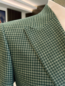 Trajes de Pantalón para Hombre a Medida, Corte Entallado, Doble Botonadura, 100% Algodón, Estilo Americano/Británico, Esmoquin para Bodas, Novios, Negocios, Fiestas, Graduaciones - Product Image 3