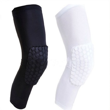 Наколенники с сотовой структурой, Длинные компрессионные наколенники, подтяжки для баскетбола