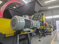 Planta Automática de Reciclaje de Neumáticos Usados con Motor para la Producción de Virutas de Neumáticos, Gránulos de Caucho y Polvo (Capacidad de 500-5000 Kg/h)
