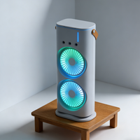 Nouveau ventilateur brumisateur multifonction électrique, rafraîchisseur d'air domestique, ventilateur de refroidissement par brumisation portable, climatiseur à pulvérisation