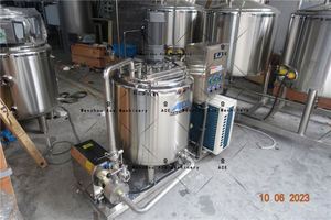 Tanque de Procesamiento de Leche de 500L, Triturador de Queso, Máquina de Elastificación, Tanque de Enfriamiento, Fermentador de Yogur, Pasteurizador, Escurridor, Molde, Prensa, Tina <span class=keywords><strong>para</strong></span> Queso - Product Image 3