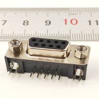 Prix usine D-sub 9pin câble femelle mâle prise prise soudage 0.08mm empreinte connecteur fabricant