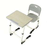 Chaise d'étude ergonomique moderne pour étudiants avec support lombaire et crochet pour sac, hauteur réglable, en maille, pour usage scolaire, garantie 3 ans