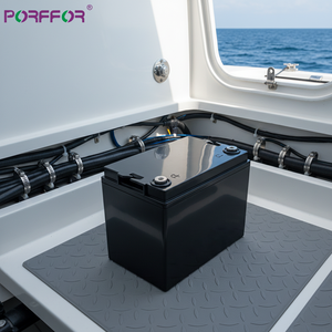 Аккумуляторная батарея PORFFOR LFP-P1220 12В 20Ач LiFePO4 с жидкими элементами, портами USB Type-C и дисплеем для электрических инвалидных колясок, солнечных систем хранения энергии, лодок - Product Image 3