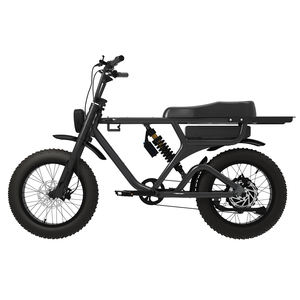 Bicicleta Eléctrica de Montaña con Motor Trasero sin Escobillas de 1000W, 20 Pulgadas, Suspensión Completa, Híbrida Urbana, 7 Velocidades, Aleación de Aluminio, Neumáticos Gruesos para Grava - Product Image 1
