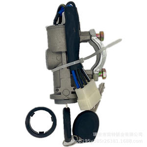 Cilindro de cerradura cilíndrico 13, chapado en zinc, con 2 llaves, para puerta de camión, encendido, dirección, cerradura hidráulica eléctrica - Product Image 3