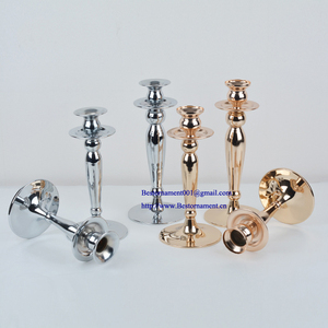 Trompetas Doradas <span class=keywords><strong>de</strong></span> Metal Pulido, <span class=keywords><strong>Centros</strong></span> <span class=keywords><strong>de</strong></span> <span class=keywords><strong>Mesa</strong></span> Altos para Bodas, <span class=keywords><strong>Jarrones</strong></span> - Product Image 4