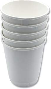 Vaso de Papel PLA Blanco Desechable Personalizado con Doble Pared para Bebidas Calientes y Té - Opciones de 4oz/8oz/10oz/12oz/14oz/16oz/20oz/22oz - Product Image 2