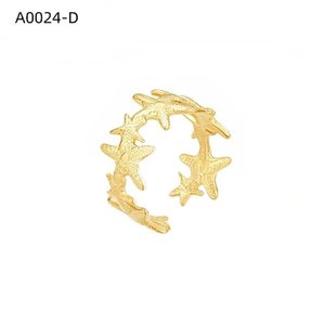เอมี่ เอมี่แฟชั่นริง A0024 รูปดาว 925 ชุบเงิน เครื่องประดับสตรี ของขวัญ สวมใส่ทุกวัน สไตล์โบฮีเมีย - Product Image 2