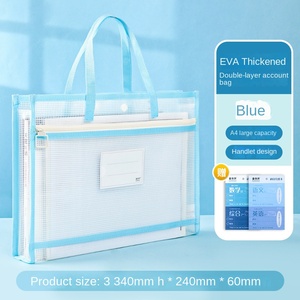Pochette transparente imperméable en EVA pour le <span class=keywords><strong>classement</strong></span> des sujets scolaires, le tutorat, le rangement des <span class=keywords><strong>documents</strong></span>, le transport des devoirs et le rangement des papiers d'examen - Product Image 6