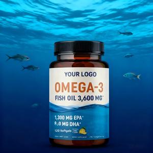 OEM <strong>Omega</strong> <strong>3</strong> Fish Oil Softgels Improve Immunity For Women 120 Count GMO Free Not For Pregnant Women - Product Image 3