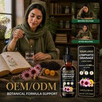 Gouttes liquides de bien-être à base de plantes OEM 60 mL, emballage personnalisé avec étiquette pour les marques de compléments alimentaires botaniques