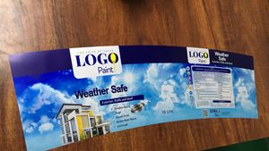 <span class=keywords><strong>Label</strong></span> <span class=keywords><strong>IML</strong></span> Efek Sangat Mengkilap Dalam <span class=keywords><strong>Label</strong></span> Cetakan untuk Ember Cat Plastik - Product Image 4